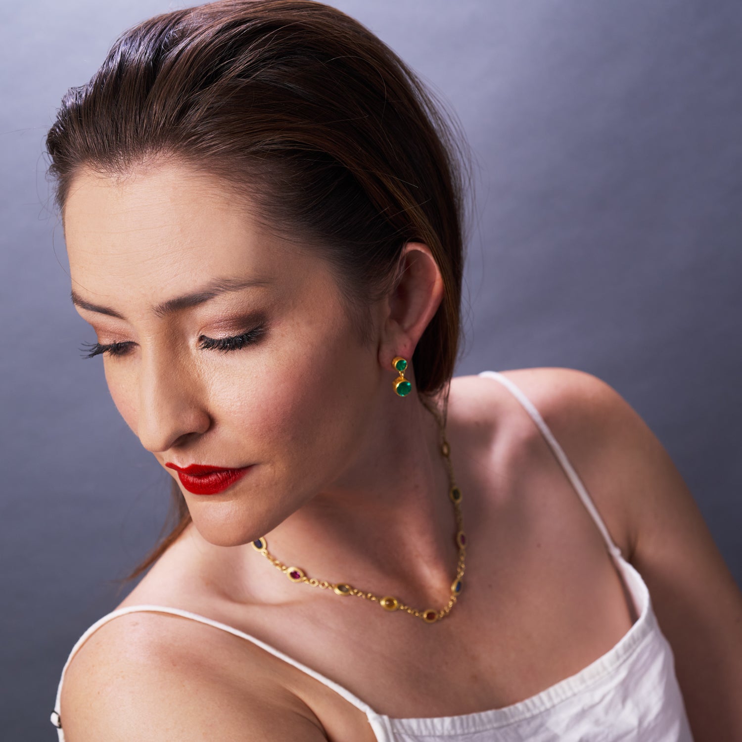 Zambian Emerald Earrings