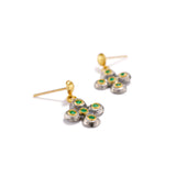 Clover Leaf Emerald Earrings