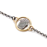 Diamond Hand in Silver & Gold