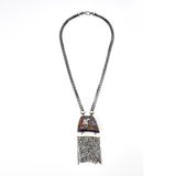 Crystallized Druzy Fringe Necklace