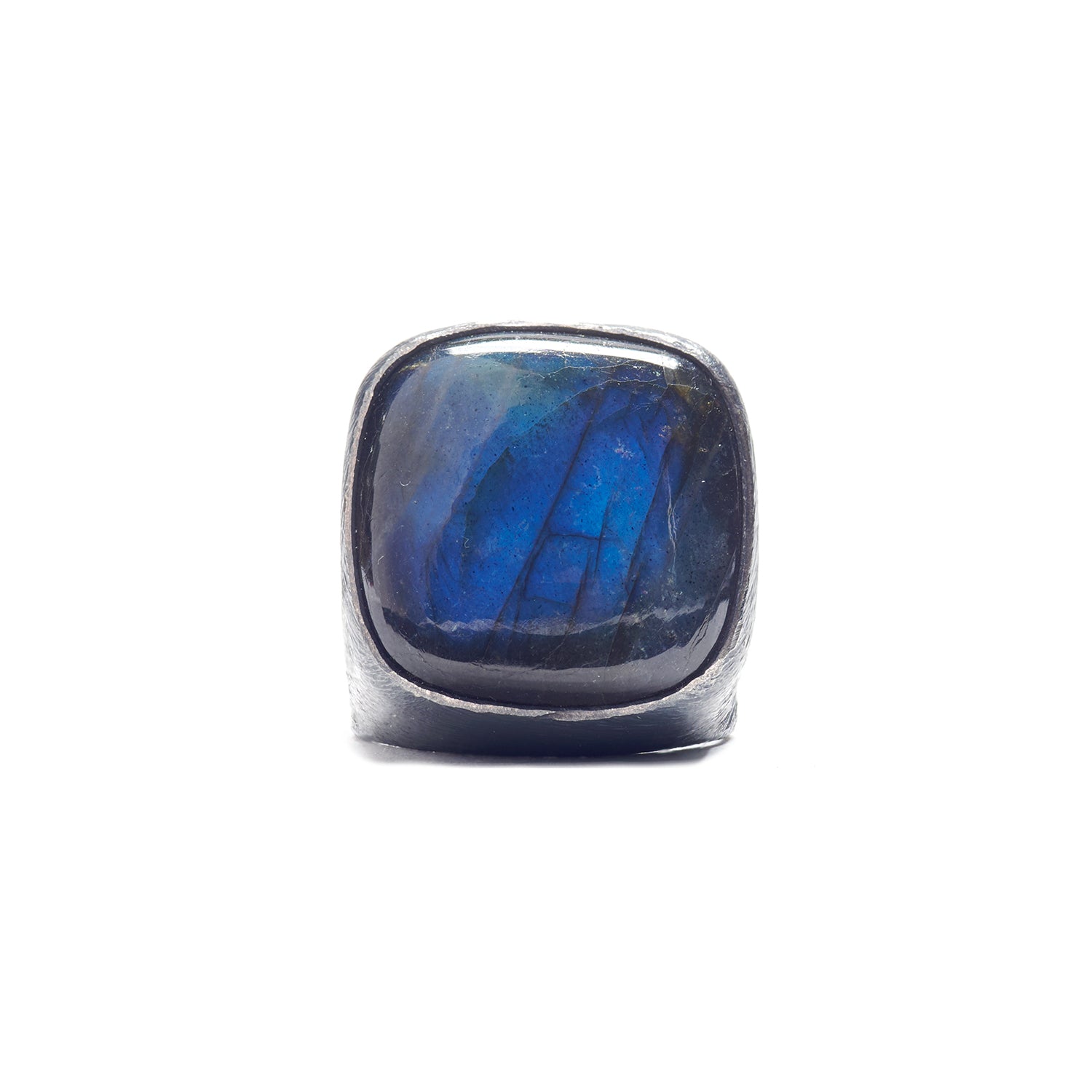 Labradorite Step Bezel Ring