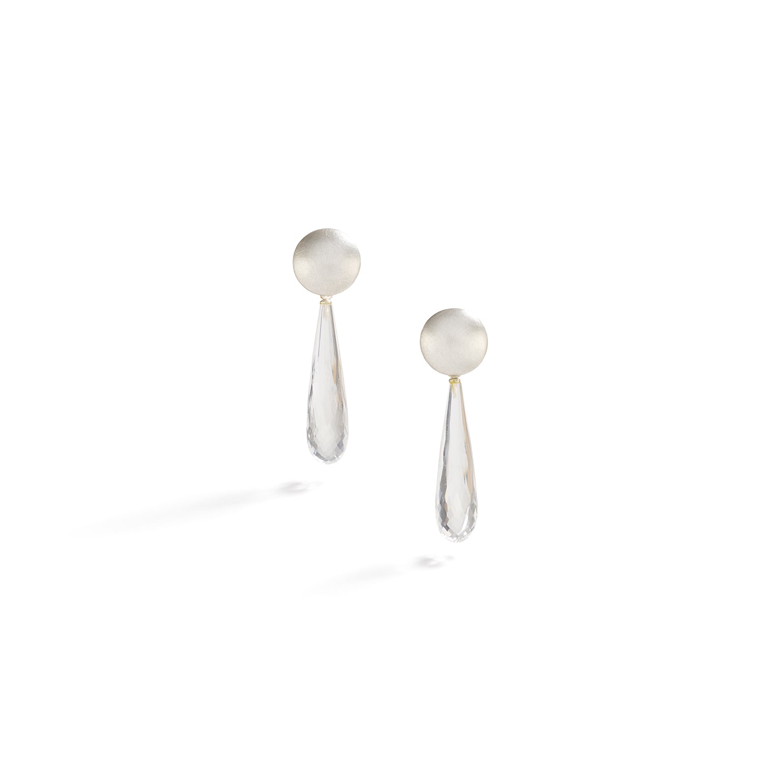 Silver Dome Earrings