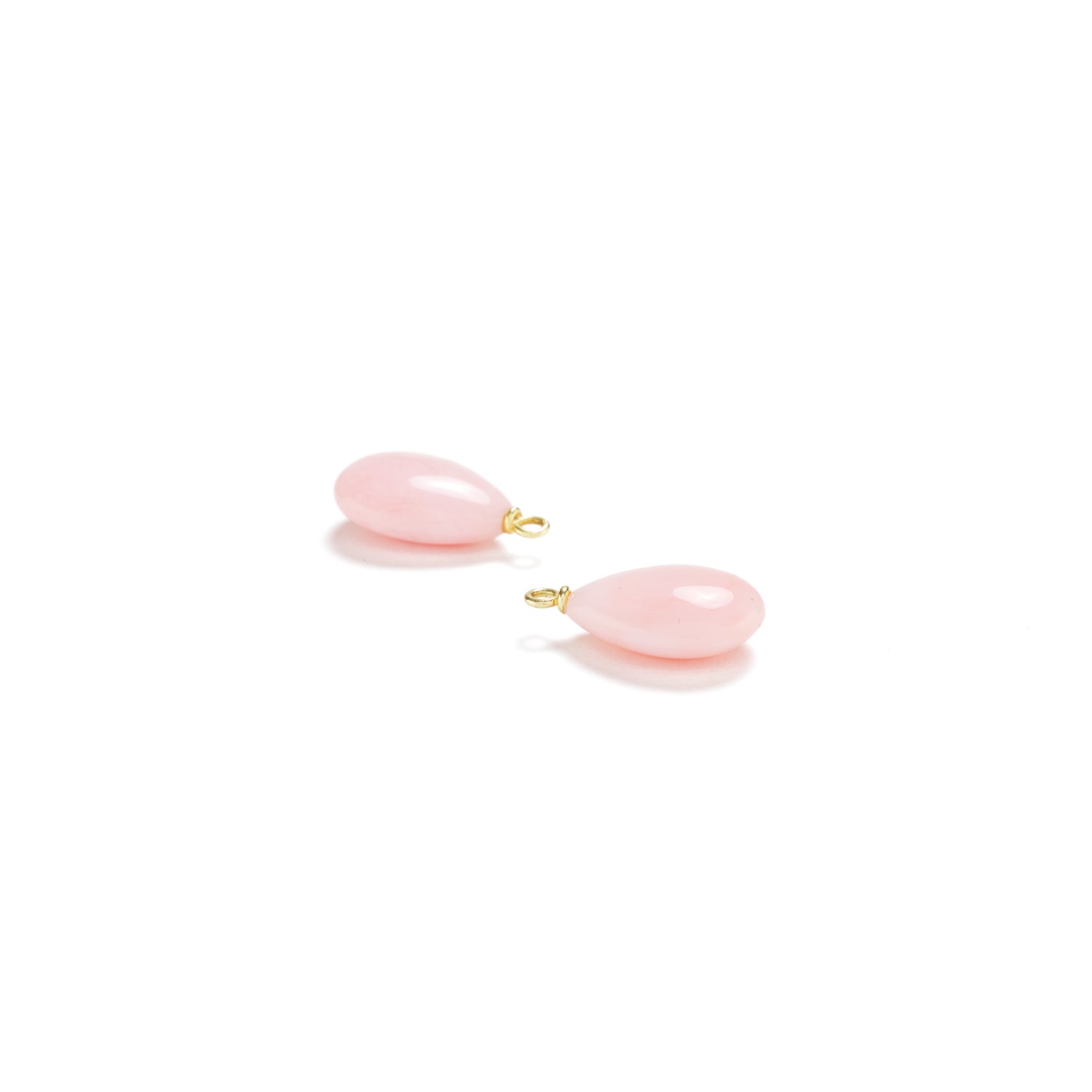 Pink Opal Earring Pendants
