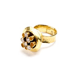 Gold & Brown Diamond Ring