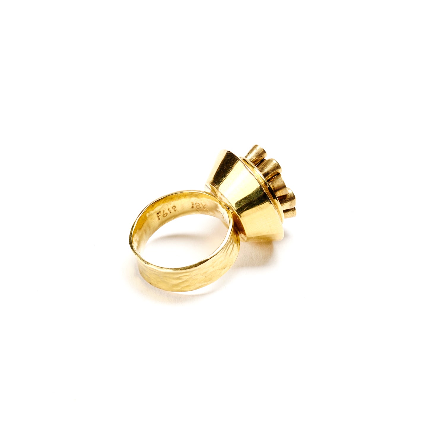 Gold & Brown Diamond Ring