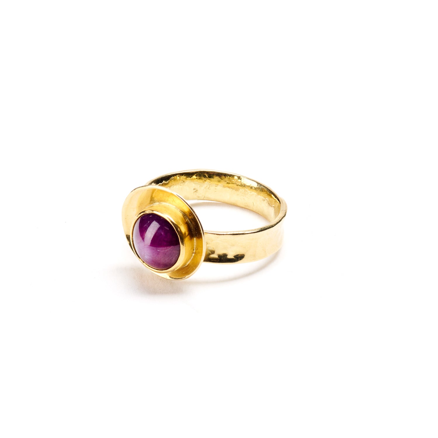 Pink Star Sapphire Ring