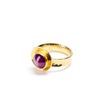 Pink Star Sapphire Ring