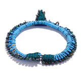 Turquoise Stripe Fang Necklace