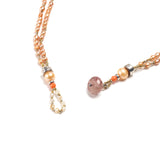Double Strand Peach Pearl Necklace