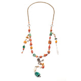 Antique Tibetan Coral & Amber Necklace
