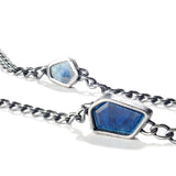 Sterling Silver and Blue Sapphire Necklace