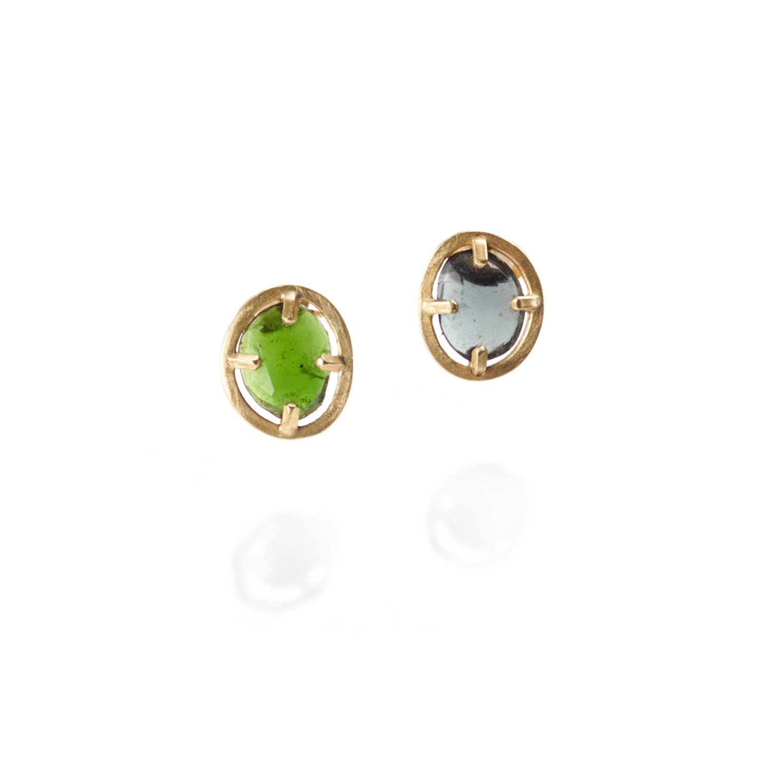 Portrait Sapphire Stud Earrings