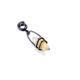 Raw Sapphire Charm
