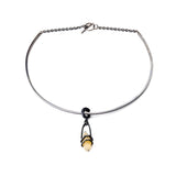 Raw Sapphire Charm