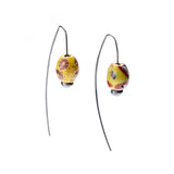 Glass Hook Earrings