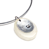 White Agate Neck Cuff