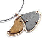 Twin Stone Neck Cuff