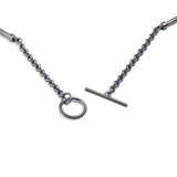 Silver Box Pendant Necklace