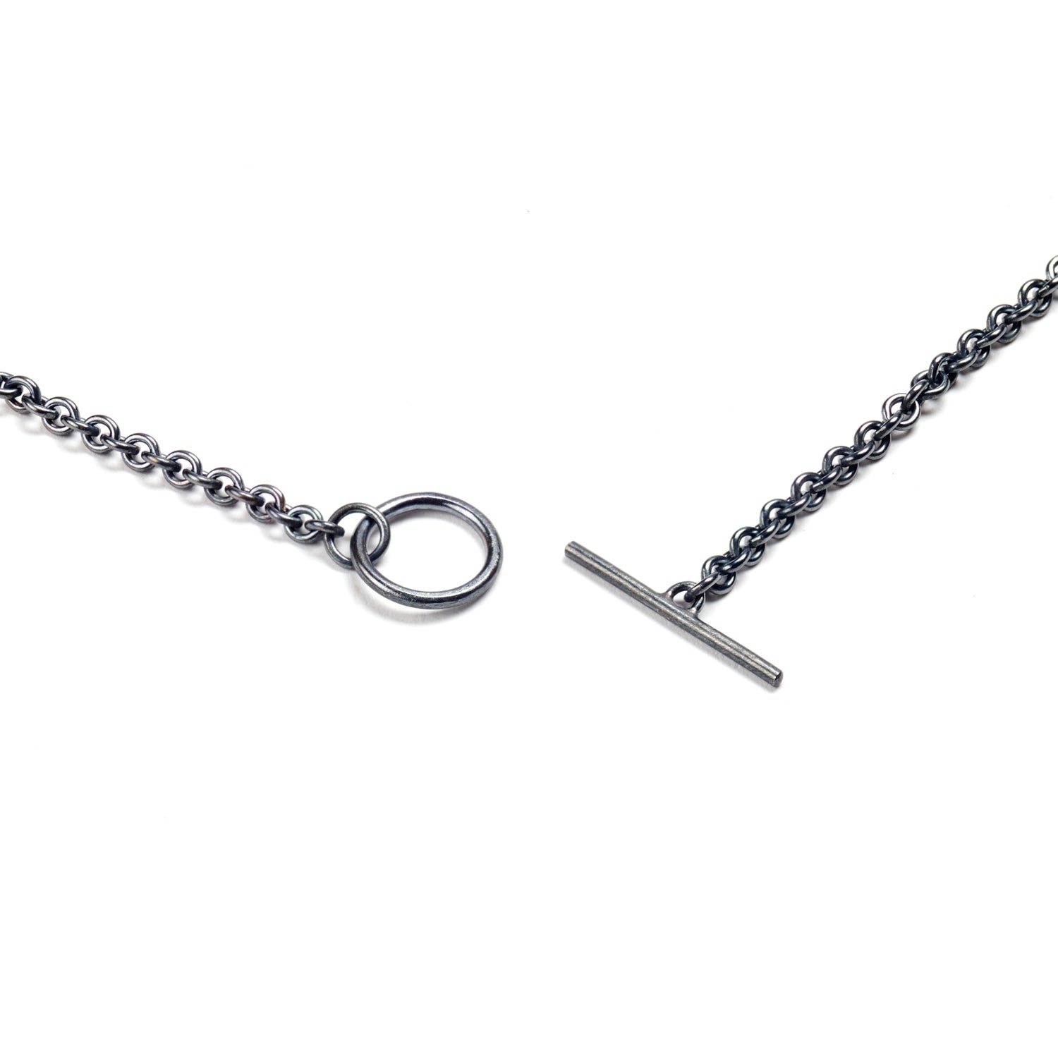 Box Pendant Necklace With Glass