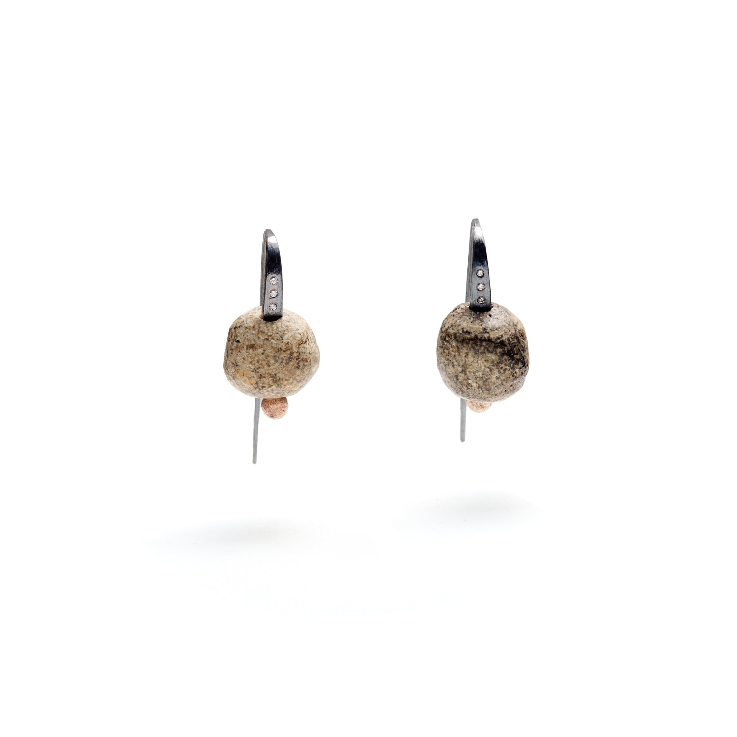 Ancient Stone Drop Earrings