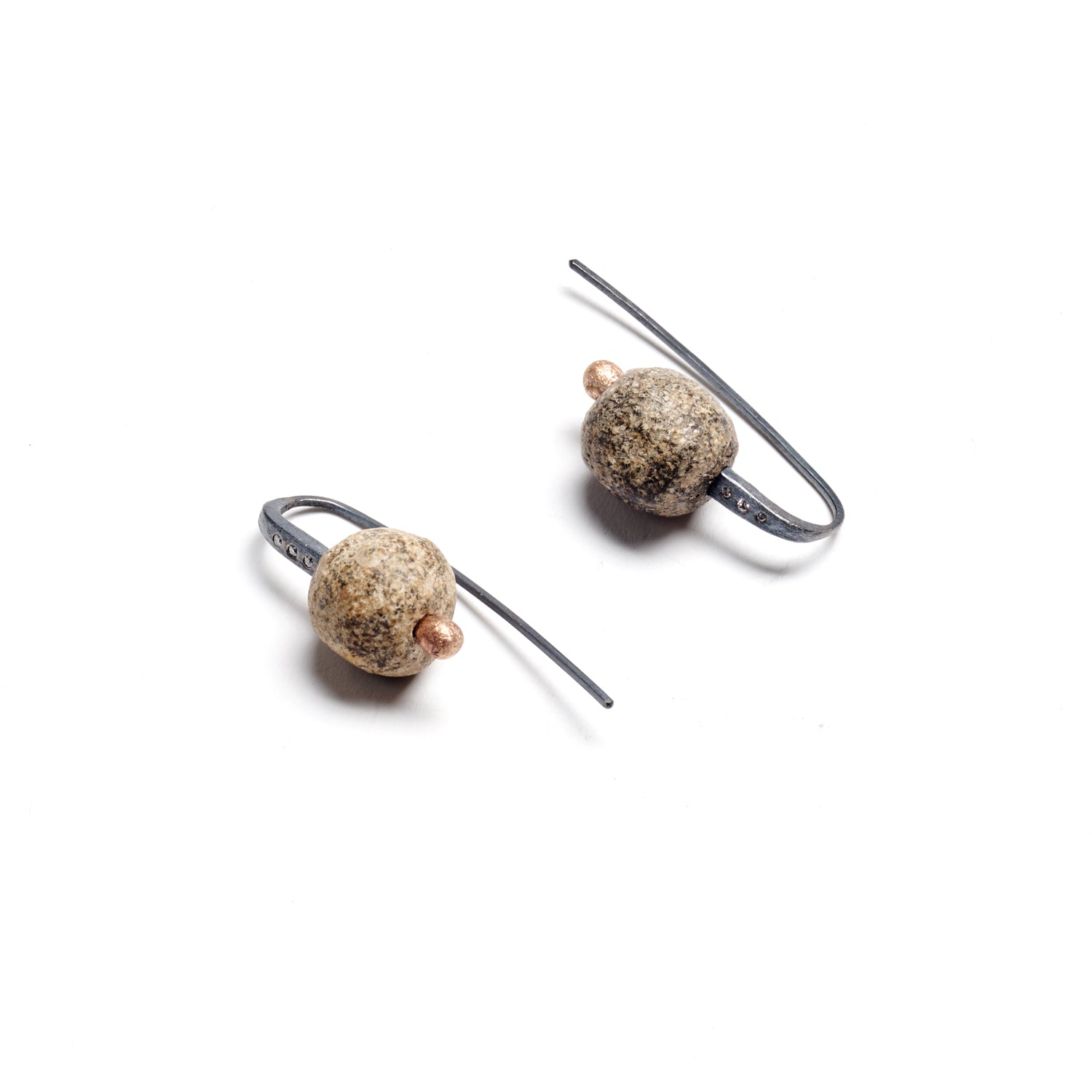 Ancient Stone Drop Earrings