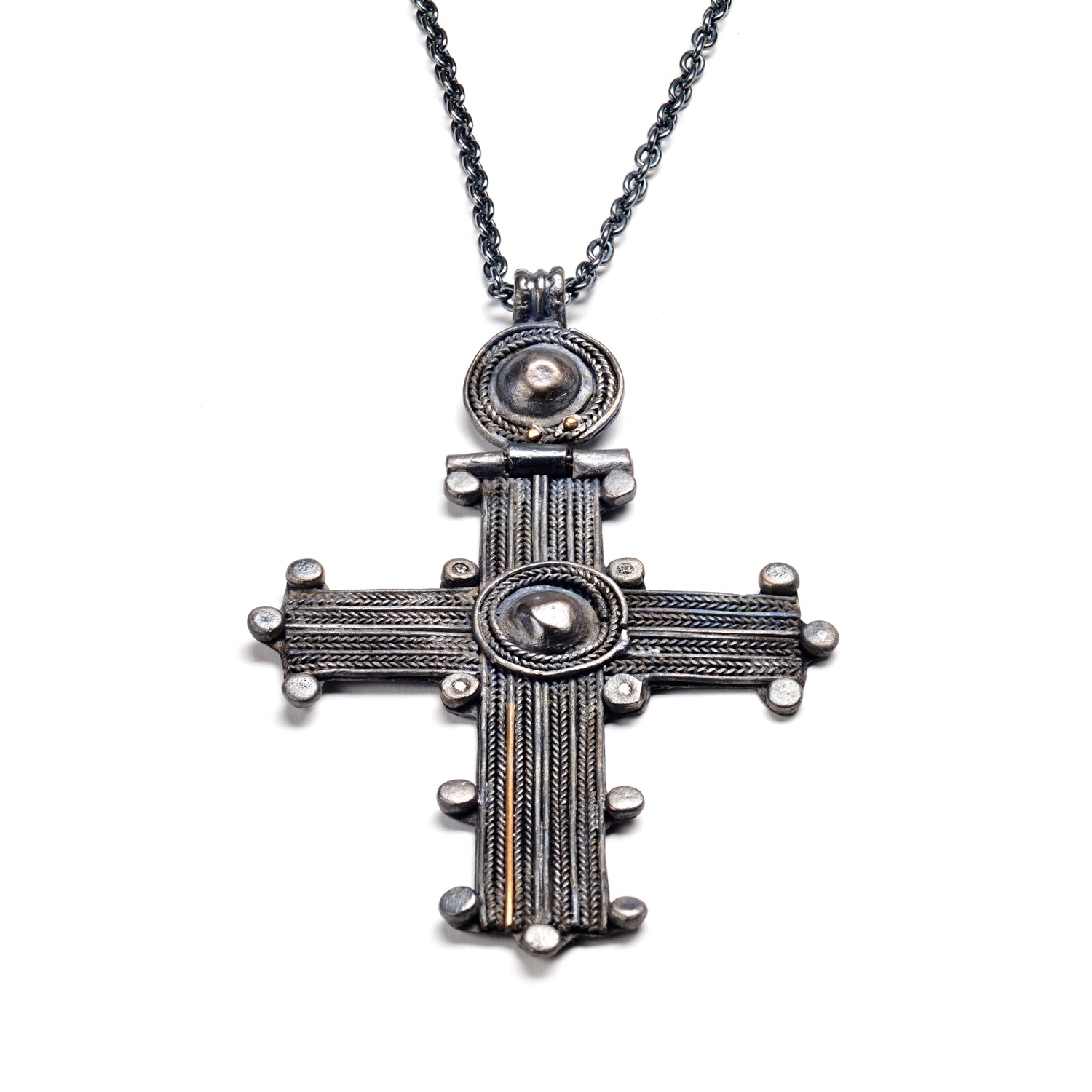 Antique Cross Pendant Necklace