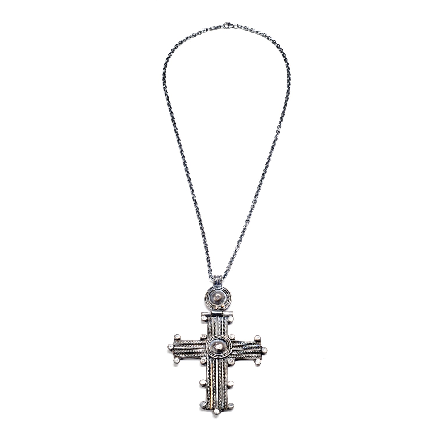Antique Cross Pendant Necklace