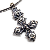 Diamond Coptic Cross Neck Cuff