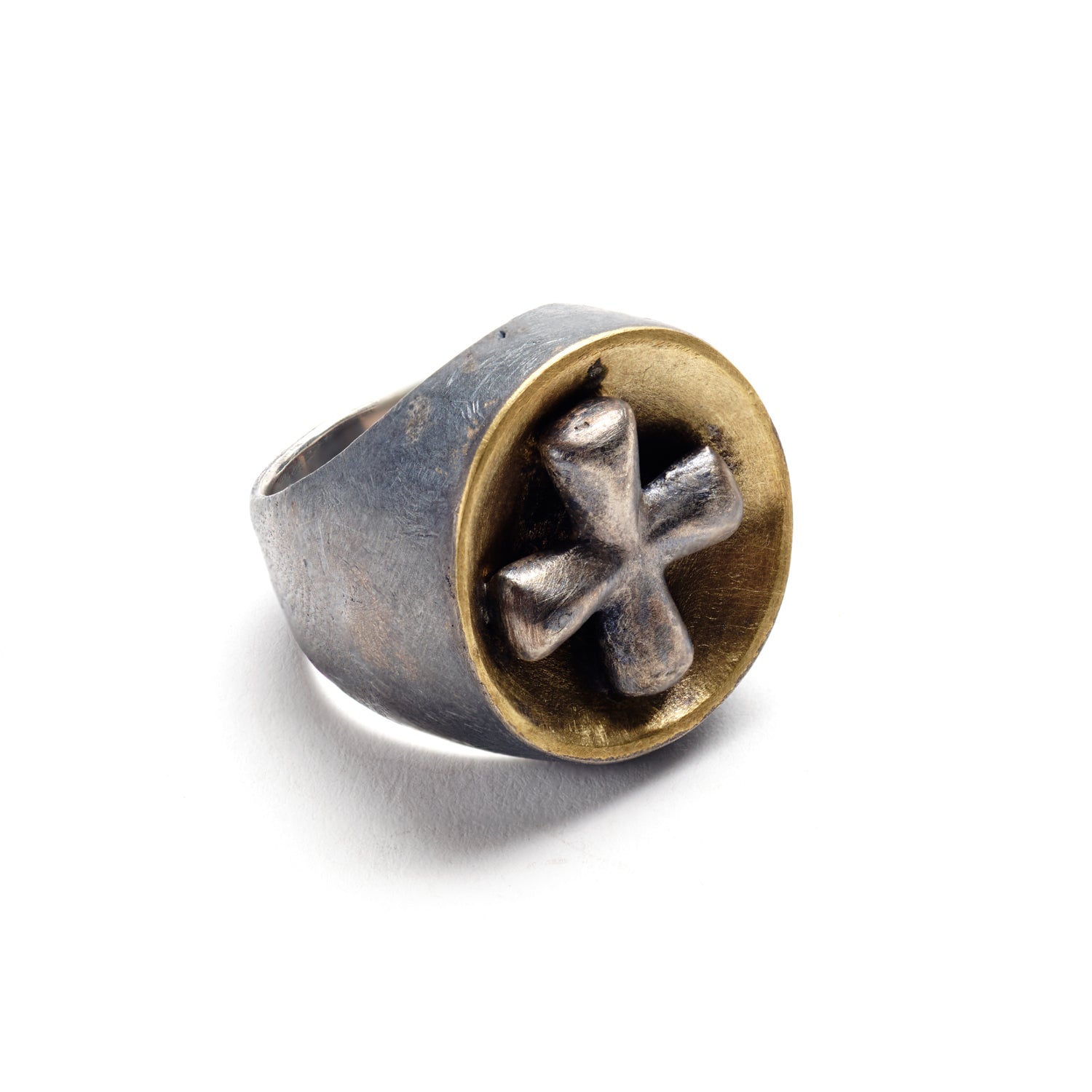 Cross Signet Ring
