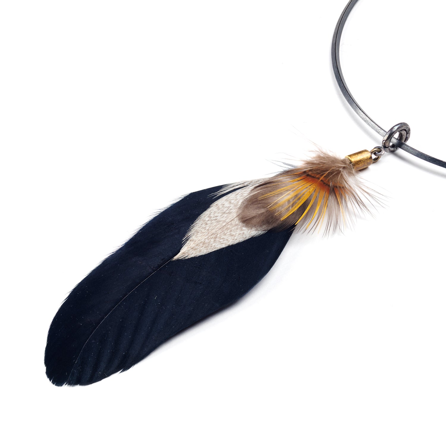 Found Feather Charm