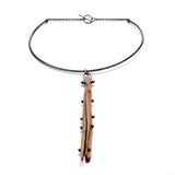 Pinned Wood Neck Cuff