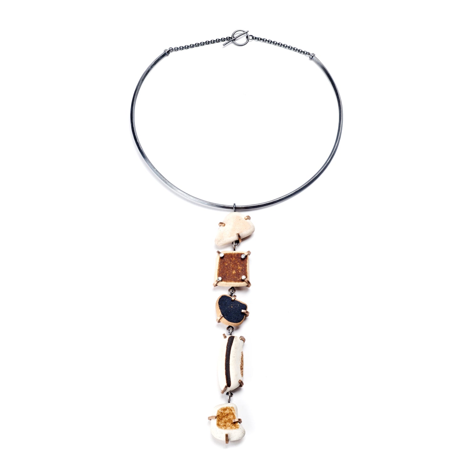 Sea Pottery Neck Cuff