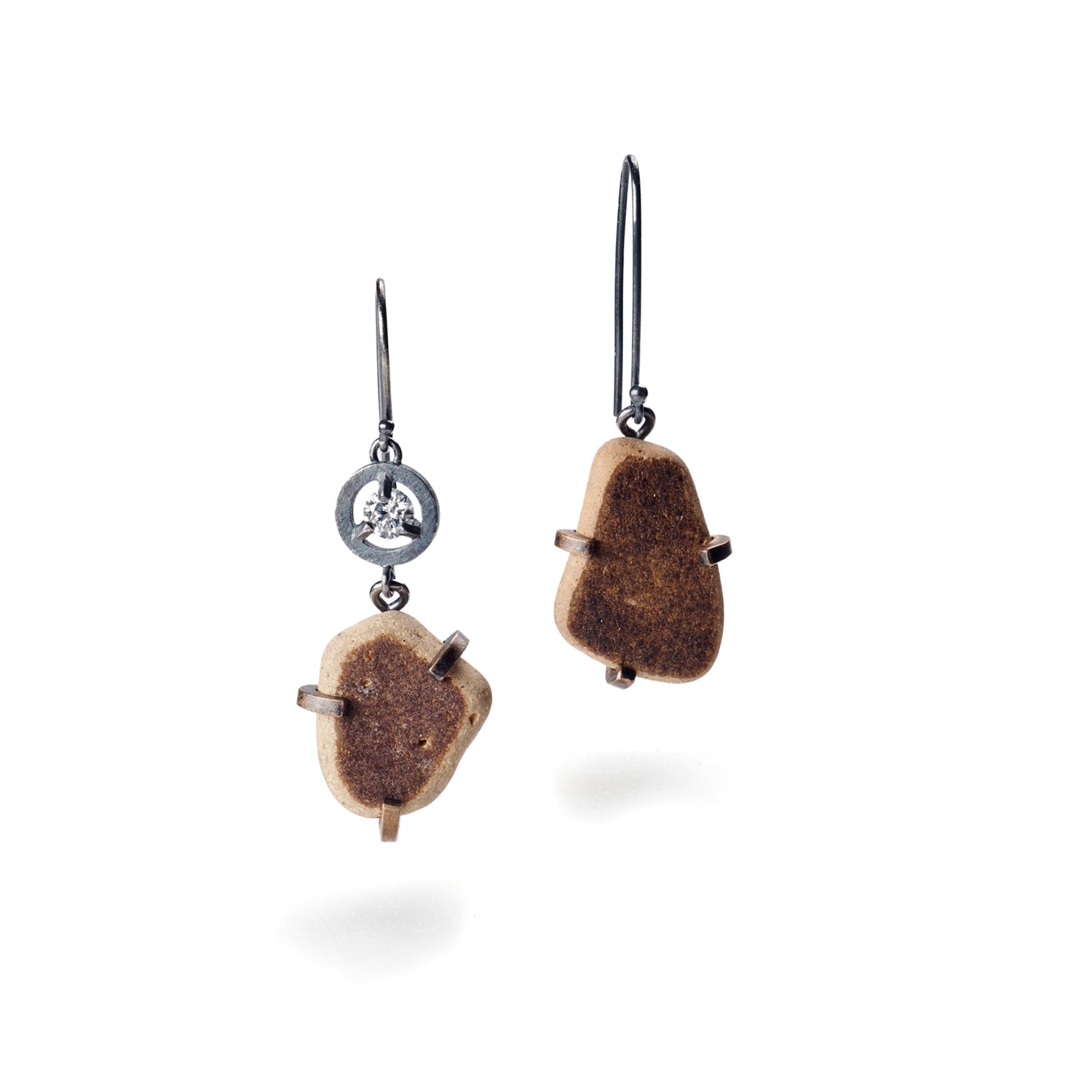 Sea Pottery Earrings