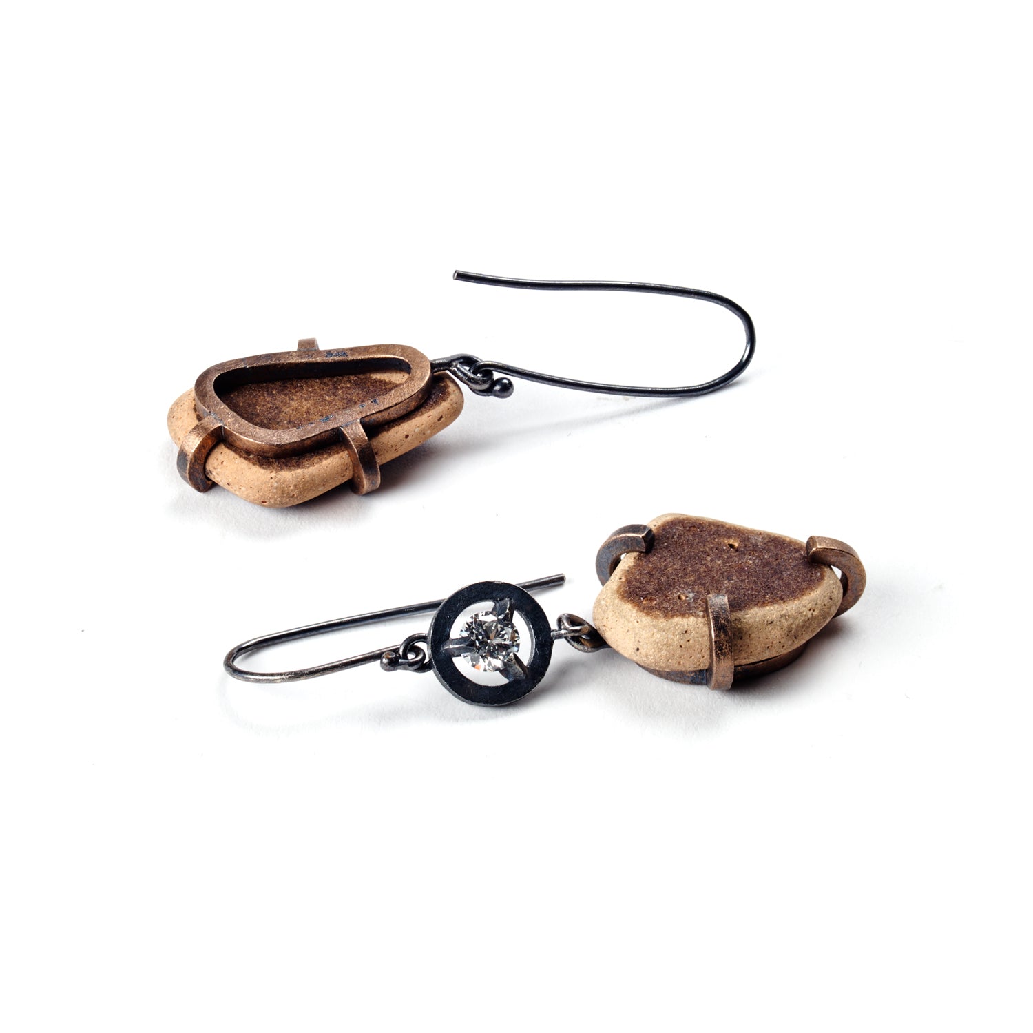 Sea Pottery Earrings