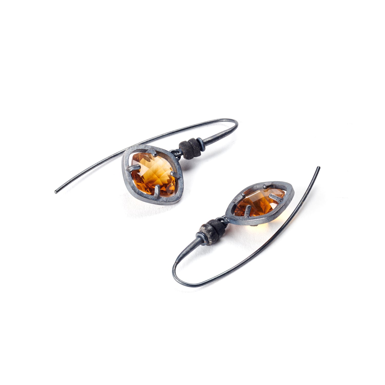 Hanging Citrine Earrings