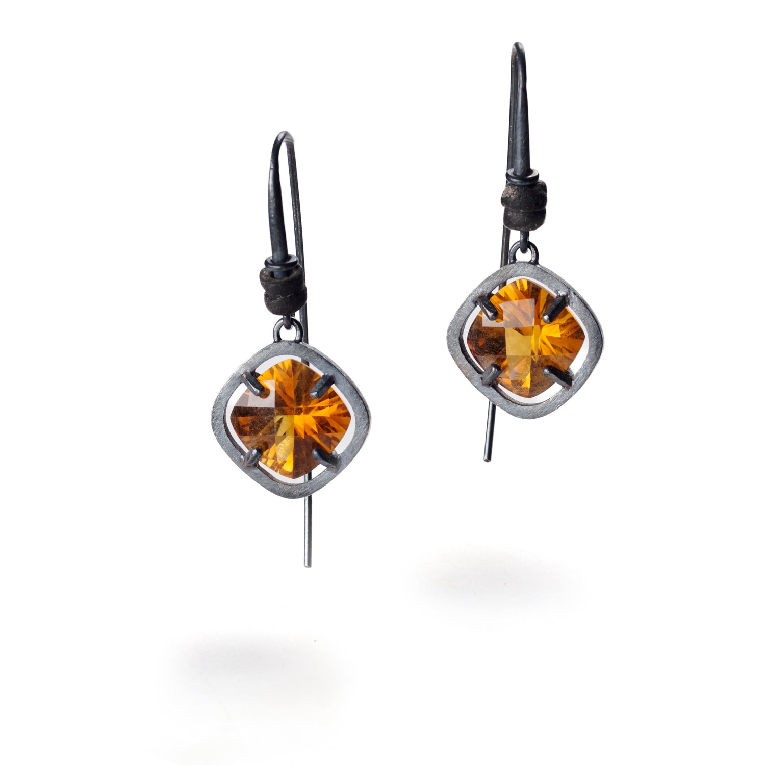 Hanging Citrine Earrings