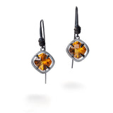Hanging Citrine Earrings
