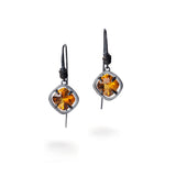 Hanging Citrine Earrings