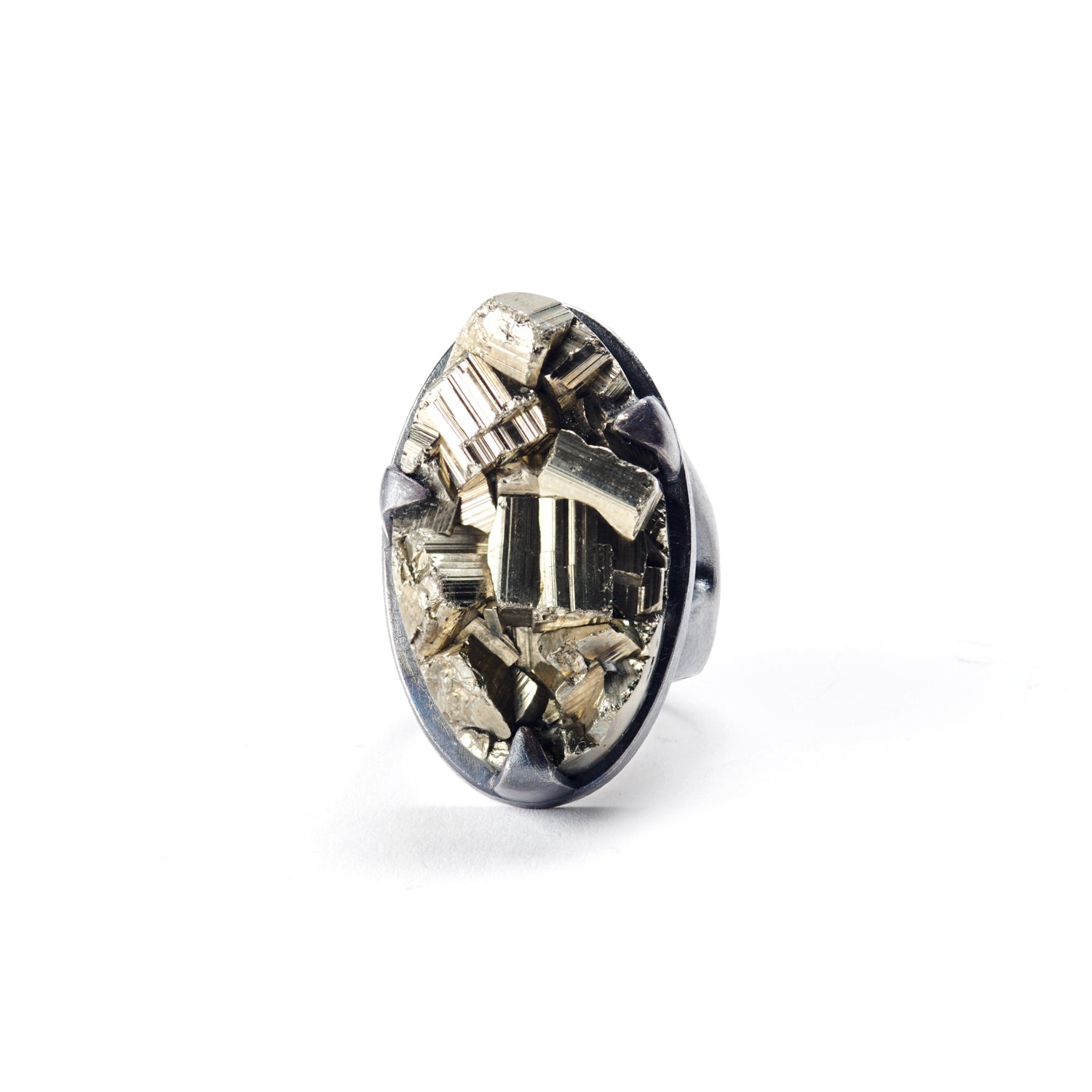 Fool's Gold Cluster Ring