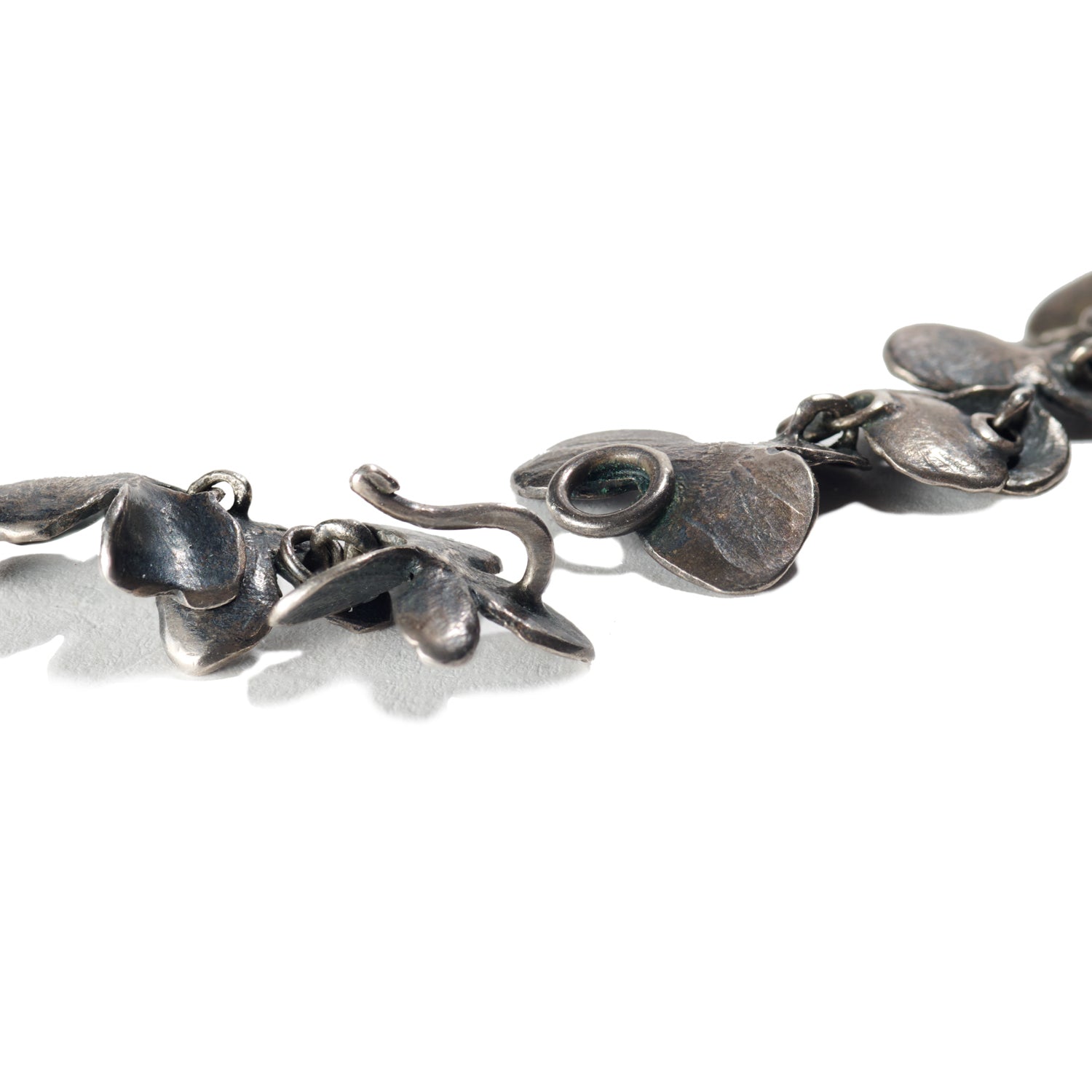 Silver & Gold Hydrangea Necklace