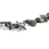 Silver & Gold Hydrangea Necklace