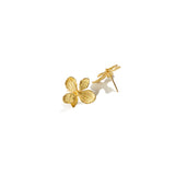 Gold Hydrangea Earrings