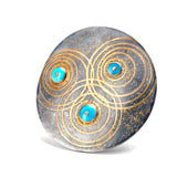Turquoise Circle Brooch