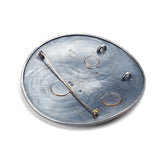 Turquoise Circle Brooch