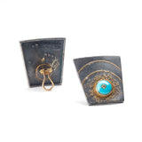 Turquoise Circle Earrings