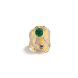Trapiche Emerald Ring