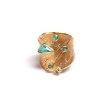 Gold & Paraiba Tourmaline Ring