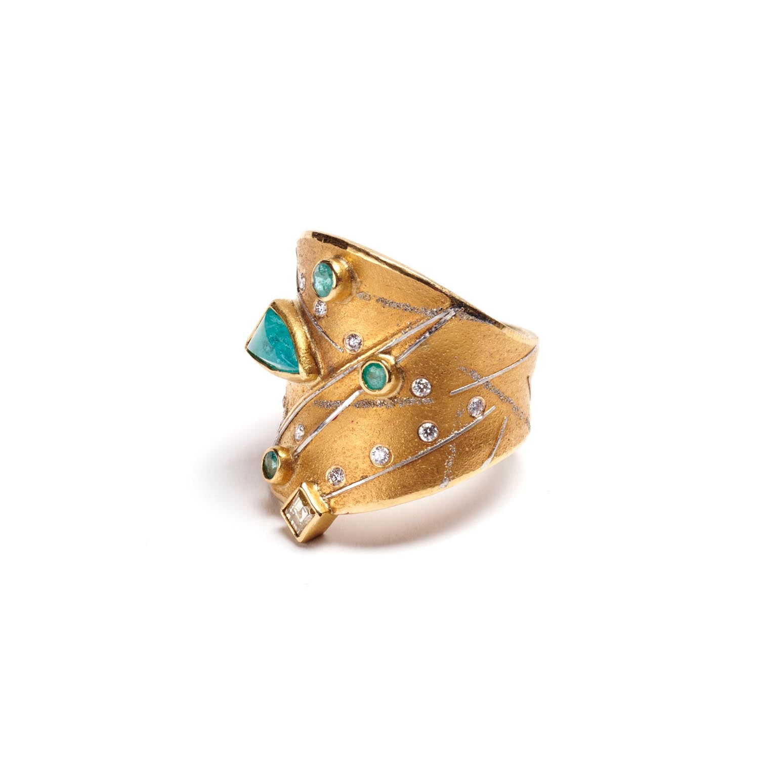 Gold & Paraiba Tourmaline Ring
