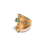 Gold & Paraiba Tourmaline Ring