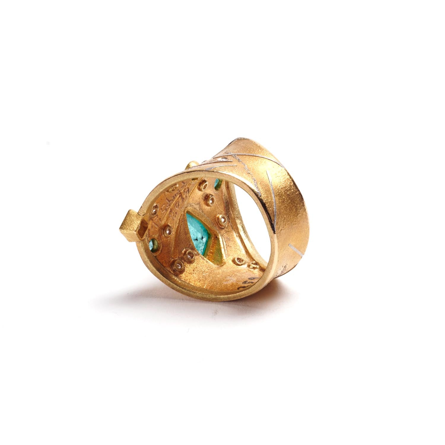 Gold & Paraiba Tourmaline Ring
